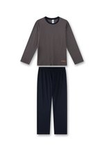 Pigiama Bambina Sanetta In Cotone Biologico GOTS - 2 Pezzi Con Fantasia Mele