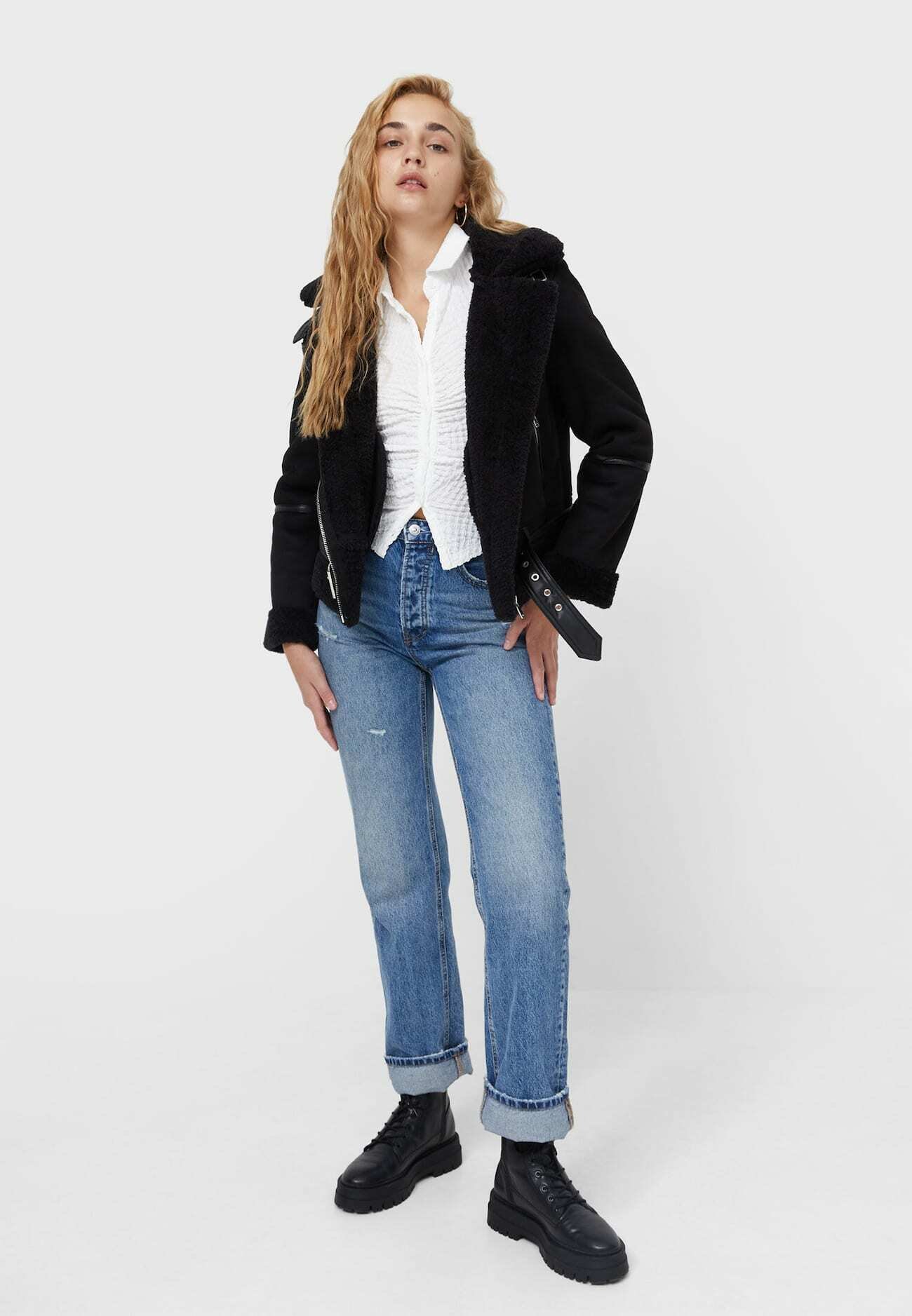 Acquisto \u003ejeans pelle stradivarius Grande vendita - OFF 78%