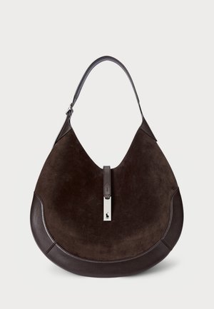 POLO ID SUEDE LARGE SHOULDER BAG - Tote bag - chocolate/tobacco