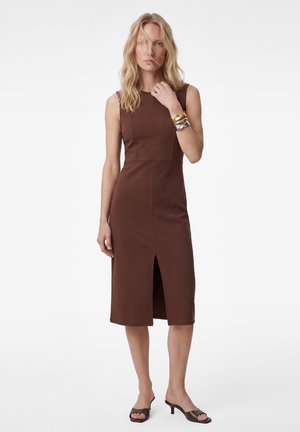 Koton, SLEEVELESS MIDI DRESS . - Hverdagskjole - brown