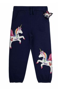 JoJo Maman Bébé UNICORN APPLIQUÉ JOGGERS -REGULAR FIT - Træningsbukser - navy