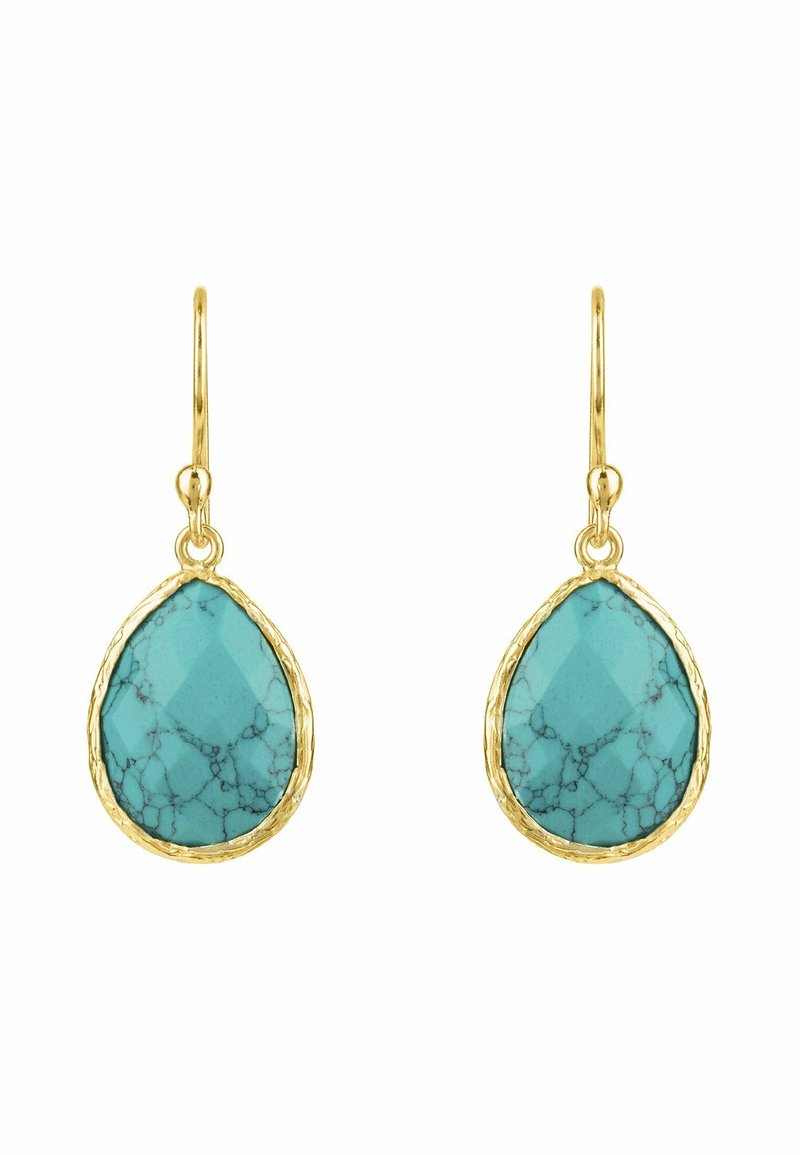Latelita Orecchino A Goccia Petite Drop – Quarzo Rosa – Argento Placcato Oro 22ct - 3