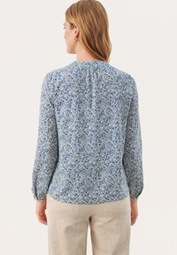 Part Two ANVI  - Maglietta a manica lunga - blue opal mini print