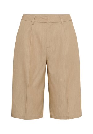 Kaffe, KAJULIE LONG SHORTS - Shorts - chinchilla melange cc