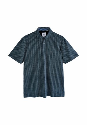 STANDARD - Bluză polo - navy blue geo