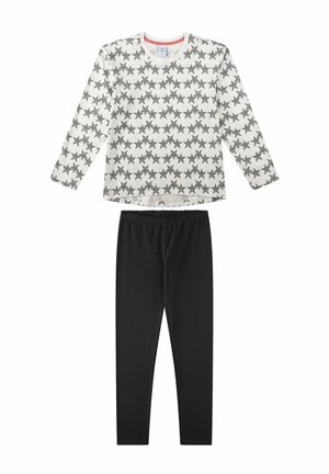 SET - Nachtwäsche Set - schwarz weiß