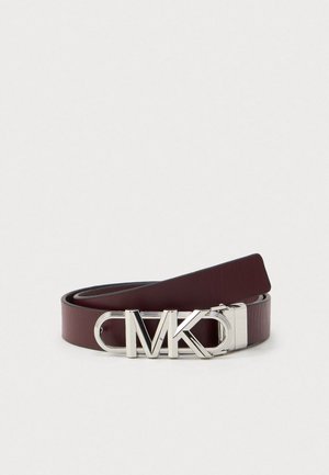 REVERSIBLE LOGO BELT - Josta - bordeaux