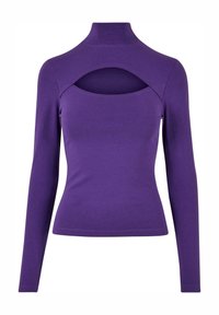 CUT-OUT TURTLENECK - Top s dlouhým rukávem - realviolet