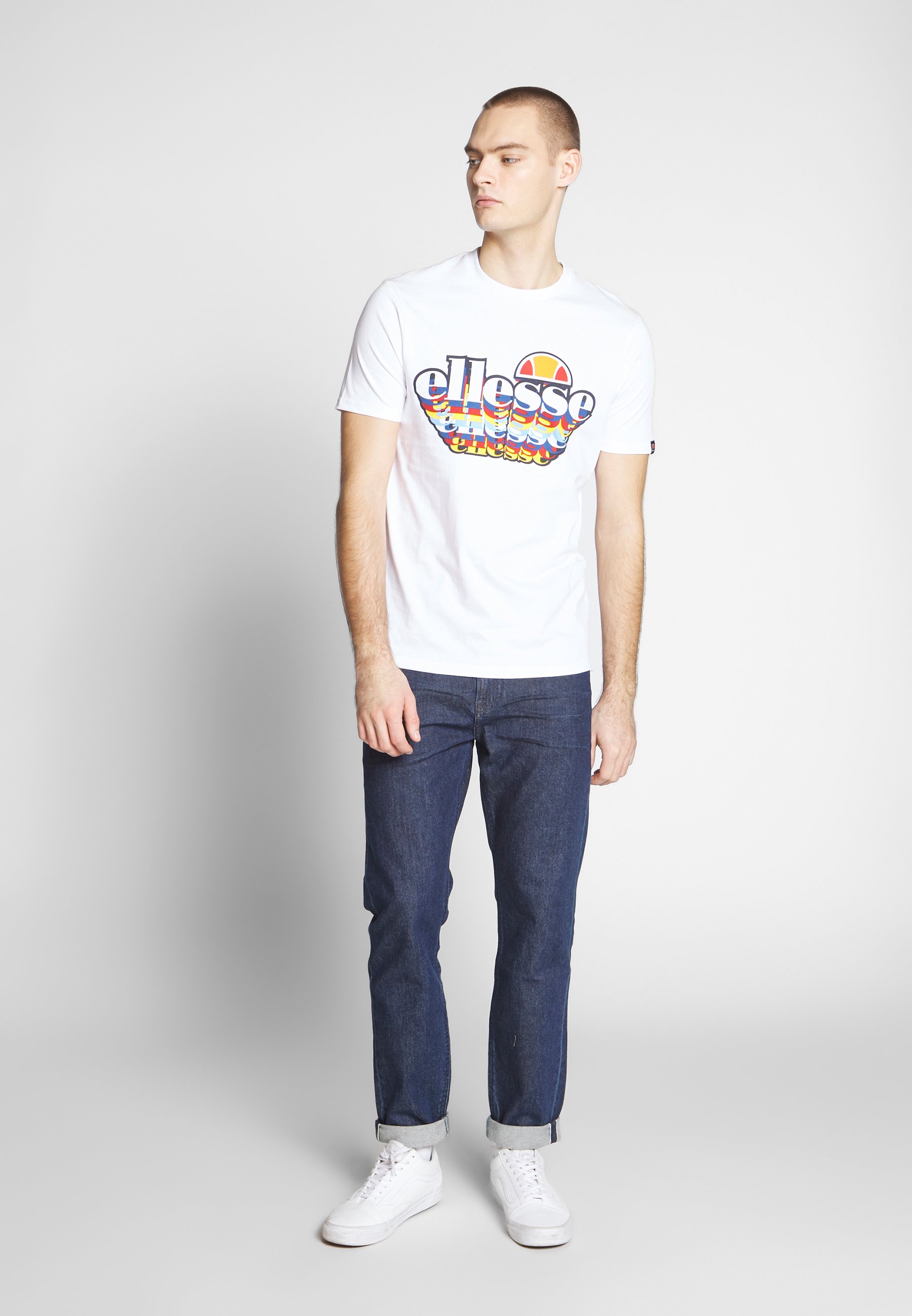 Ellesse MULTIZ T shirts med print white Zalando.no Ellesse MULTIZ - T-shirts med print - white