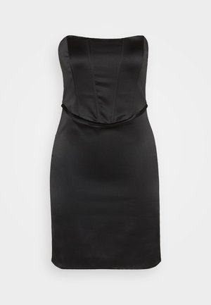 Gina Tricot CORSET DRESS - Koktélruha / Partiruha - black