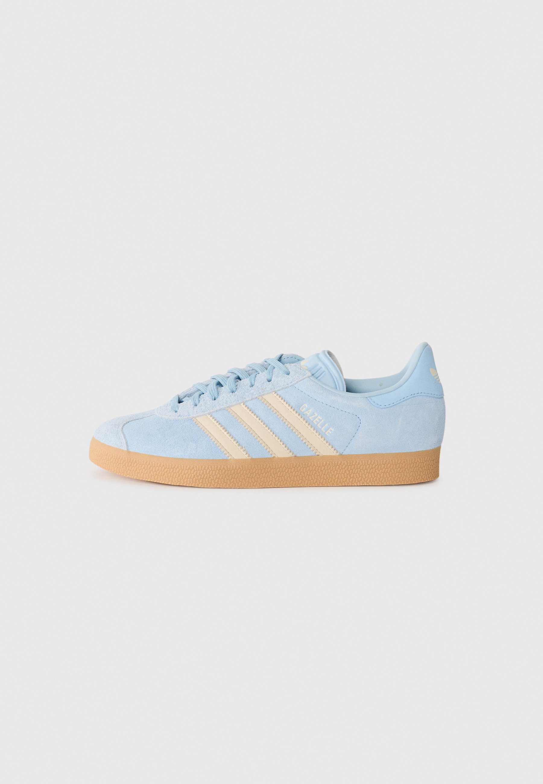 adidas Originals GAZELLE - Baskets basses - clear sky/cream white/gum/bleu  clair - ZALANDO.FR