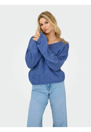 JDYDINEA  REVERSIBLE  - Pullover - persian jewel