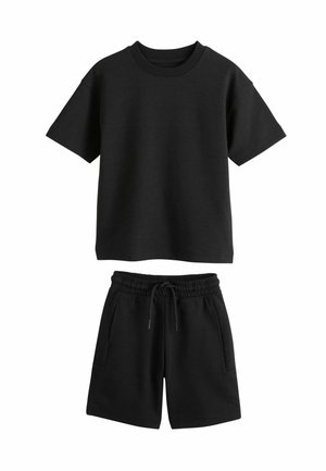 RELAXED FIT HEAVYWEIGHT SET   - Tréningruha alsók - black