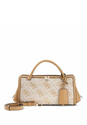 Guess, AUDREY LOGO GIRLFRIEND SATCHEL - Sac à main - beige logo