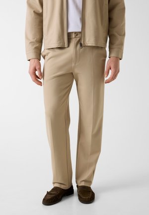 GERADE BEIN - Pantalon classique - beige