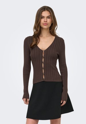 ONLY CARDIGAN ONLBREE CARDIGAN - Cardigan - chocolate martini
