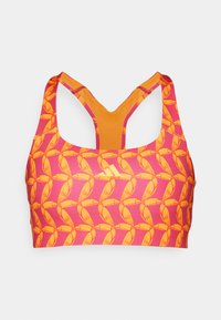 FARM RIO MEDIUM-SUPPORT - Vidutiniškai krūtinę prilaikanti sportinė liemenėlė - bright orange/bold pink/semi spark