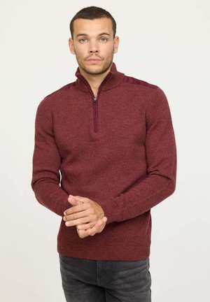 CAPARA - Pullover - bordeaux chiné