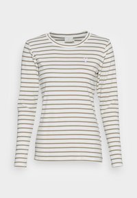 LIDDY - Camisola de manga comprida - chalk/mermaid green stripe