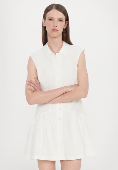 FRAME THE DAY DRESS - Vestido camiseiro - white