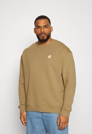 Logo Crew Sweatshirt, Sand main image 1