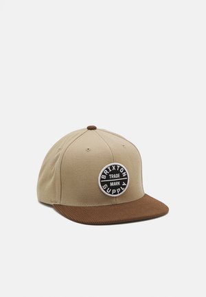 Brixton OATH SNAPBACK UNISEX - Kepuraitė - khaki/sepia