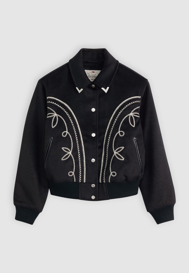 Levi's® LENNOX RODEO - Bomber Jacket - anthracite night/black - Zalando