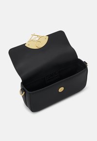 KARL LAGERFELD SIGNATURE FAN CROSSBODY - Borsa a tracolla - black