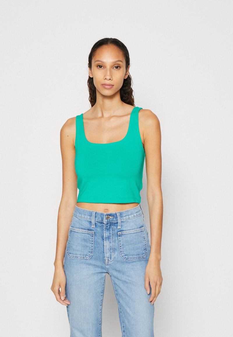 GAP CROP BRAMI Top deluxe green/dark green Zalando.ie