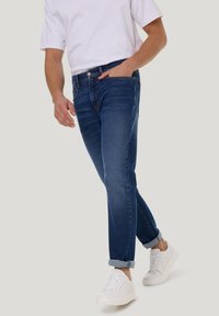 Pierre Cardin LAVAL - Slim fit jeans - ocean blue used buffies