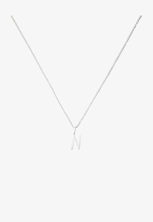 Design Letters HALSKETTE MIT KLEIN INITIAL CHARM SILBER (A-Z) - Collier - silver coloured