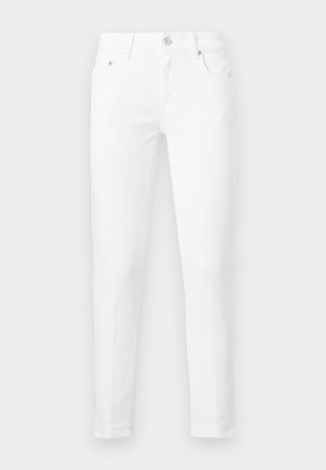 ROSE CROPPED WAIST - Slim fit jeans - white