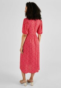 JoJo Maman Bébé MATERNITY MIDI TEA - REGULAR FIT - Dienas kleita - red