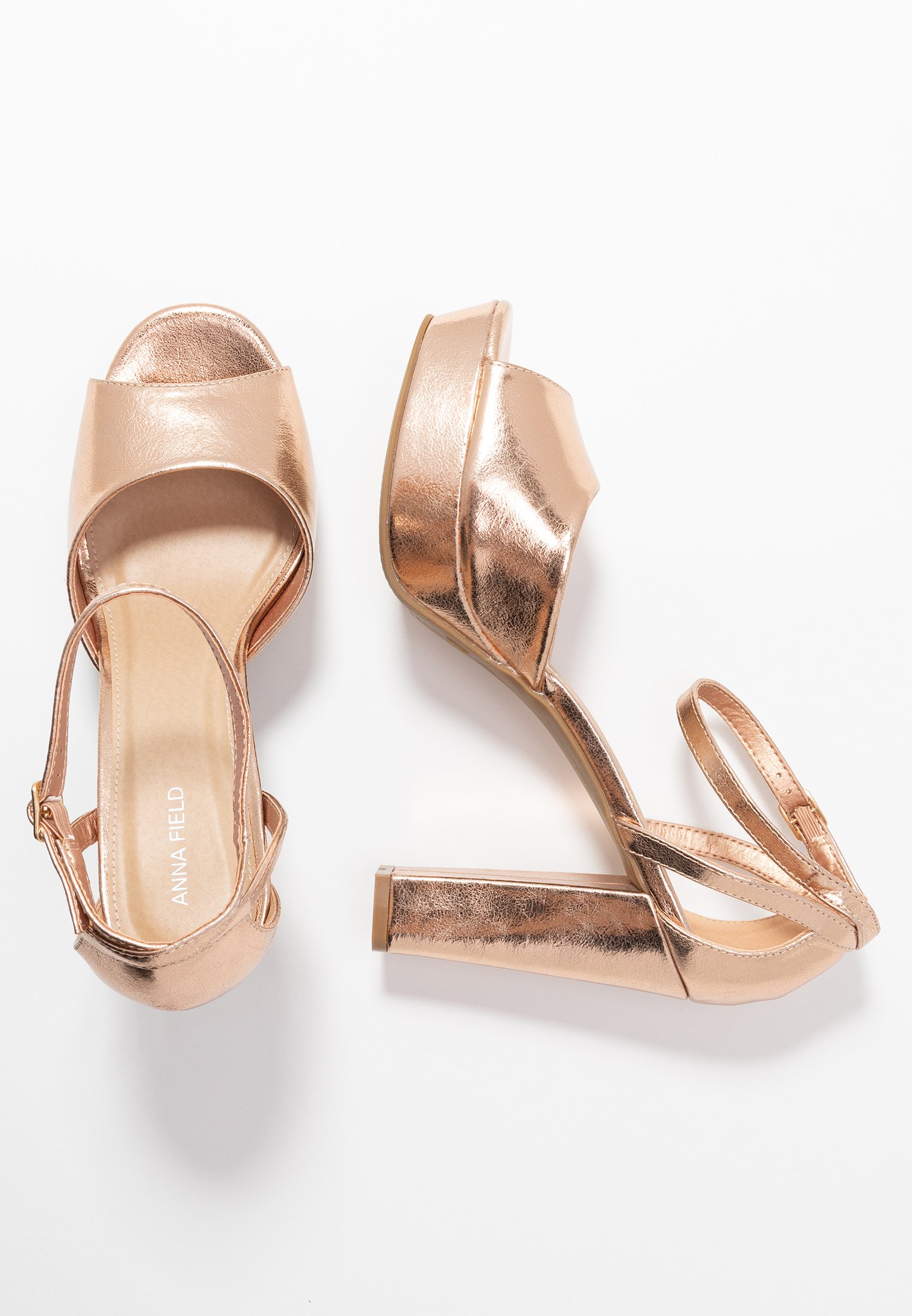 Anna Field Sandaler med høye hæler - rose Anna Field Sandaler med høye hæler - rose