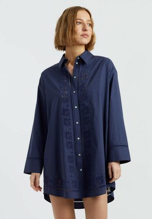 BRODERIE - Abito a camicia - navy