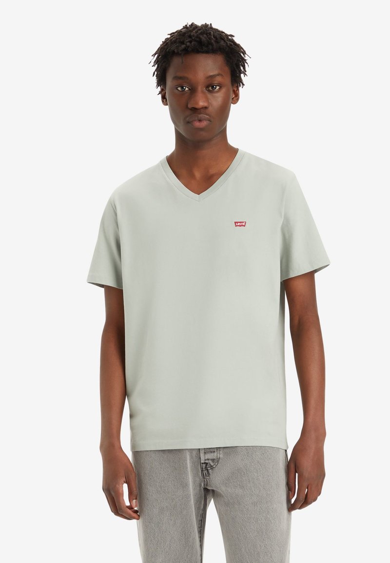 Levi's® - ORIGINAL VNECK - Navadna majica - belgian block, Povečajte