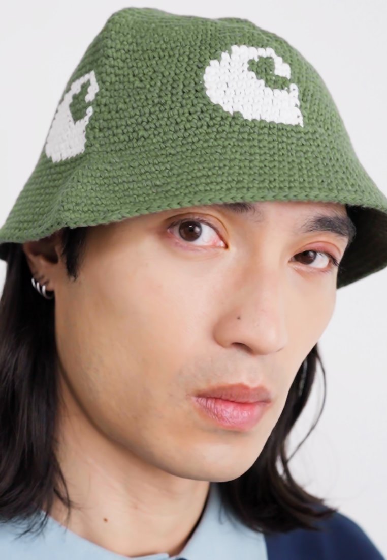 Carhartt WIP CANE HAT UNISEX - Chapeau - dollar green/white