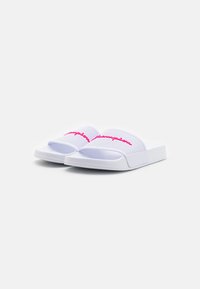 Champion DAYTONA  - Chanclas de baño - white/fucsia