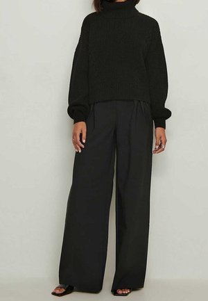 Strickpullover - black