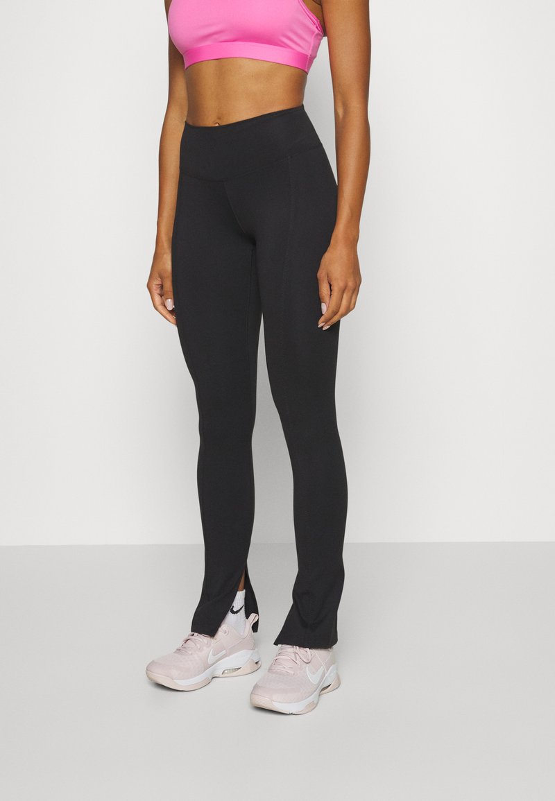Nike Performance ONE SPLIT HEM - Leggings - black