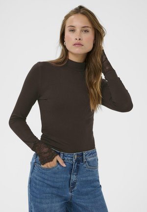 TURTLENECK - Langærmet T-shirt - black coffee