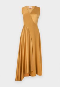 WASHED SILK SATIN MIRAL DRESS - Cocktail φόρεμα / Φόρεμα για πάρτι - mustard