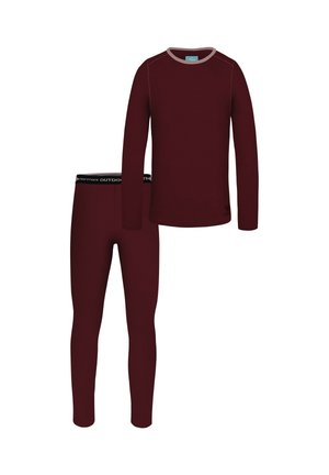 SET - Unterhose lang - bordeaux