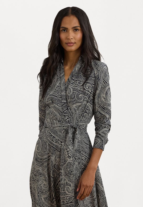 PAISLEY CREPE MIDI DRESS - Day dress