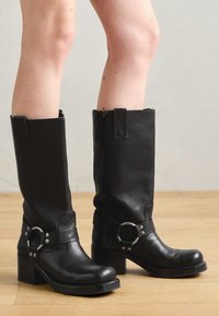 Jeffrey Campbell REFLECTION - Botas de cowboy/motociclista - black