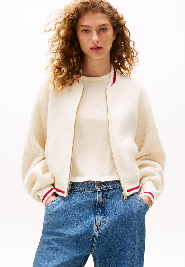 TH X SOFIA RICHIE GRAINGE KNIT VARSITY - Cardigan - calico