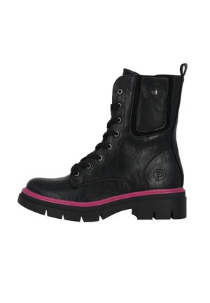 JAZZLY  - Lace-up ankle boots - schwarz pink