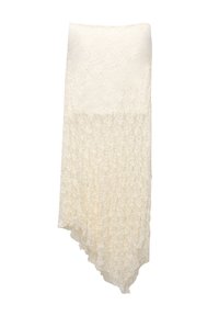 ASYMMETRIC  MIDI  - Suknja A kroja - beige