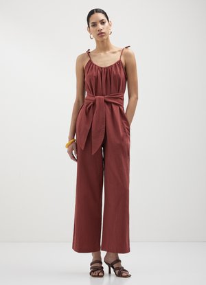 CON FUSCIACCA  - Jumpsuit - rosso