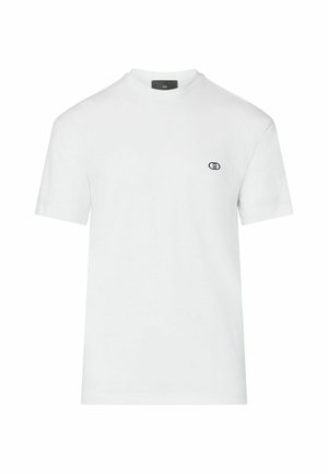 LIU JO, LIU JO T-SHIRT WITH PRINT LOGO - T-shirt basic - white